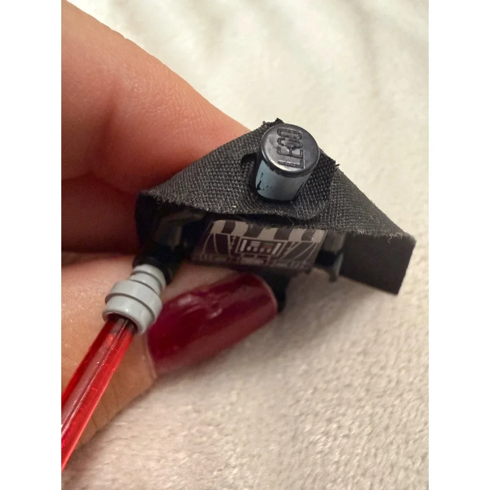 LEGO Star Wars Darth Vader Minifigure with Red Lightsaber and Cape